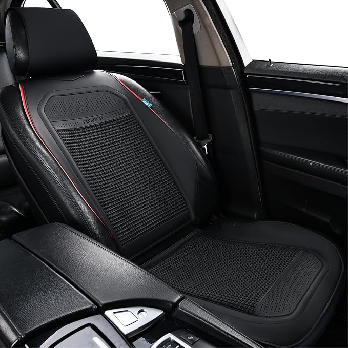 FLORICH Car Seat Cushion for Winter Leather Seat Cover Universal for Car Truck SUV Van Driver Passenger Seat