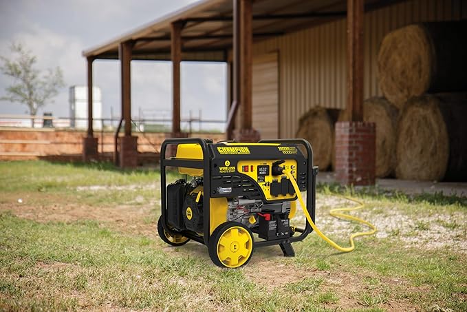 Champion Power Equipment 10,000-Watt Wireless Remote Start Home Backup Portable Generator with CO Shield