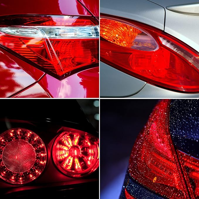 10 Packs LED Light Bulbs Super Bright 3157 3156 3057 4057 4157 for Cars 12V Non-Polarity 39-SMD LED Chipsets with Projector for Turn Signal Lights Taillights Replacement(Amber)