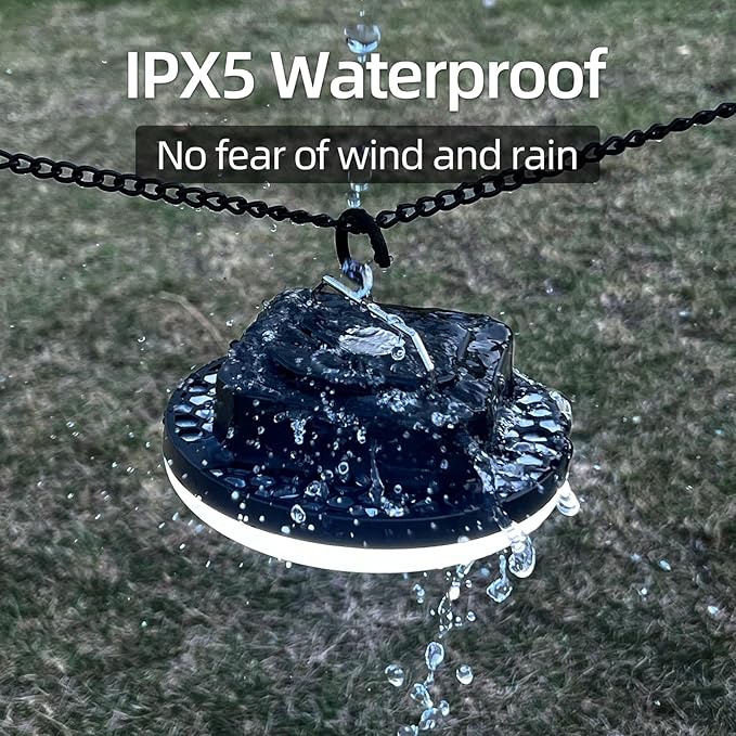 Portable Rechargeable LED Camping Lights for Hanging,Waterproof Outdoor Light,Super Bright Hanging Lanterns for Tents, Canopies & Outdoor Emergencies