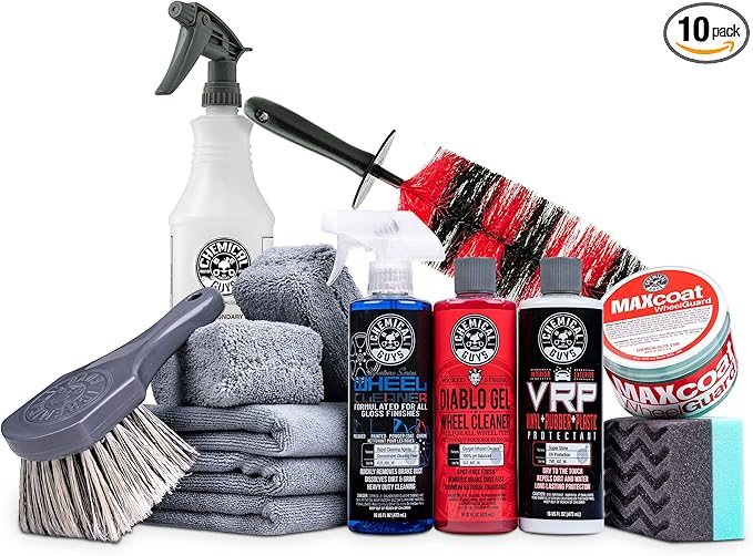 Chemical Guys HOL134 Best Complete Wheel, Rim, and Tire Kit, 16 fl. oz, 10 Items