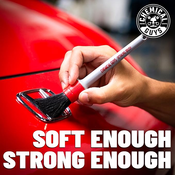 Chemical Guys ACC601 1 Pack Exterior Detailing Brush , Gray