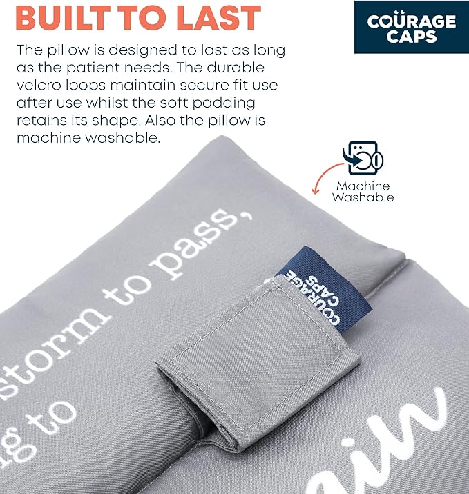 Post Surgery Seatbelt Pillow, Chemo Port Pillow, Cushion Post Surgery for Mastectomy, After Heart Surgery, Hysterectomy Pillow for Car, Breast Cancer Seatbelt Cover - Life in Gray