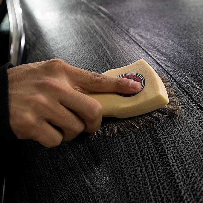 Chemical Guys ACC_S95 Long Bristle Horse Hair Leather Cleaning Brush for Car Interiors, Furniture, Sneakers, Boots, and More (Works on Natural, Synthetic, Pleather, Faux Leather and More) (Pack of 12)