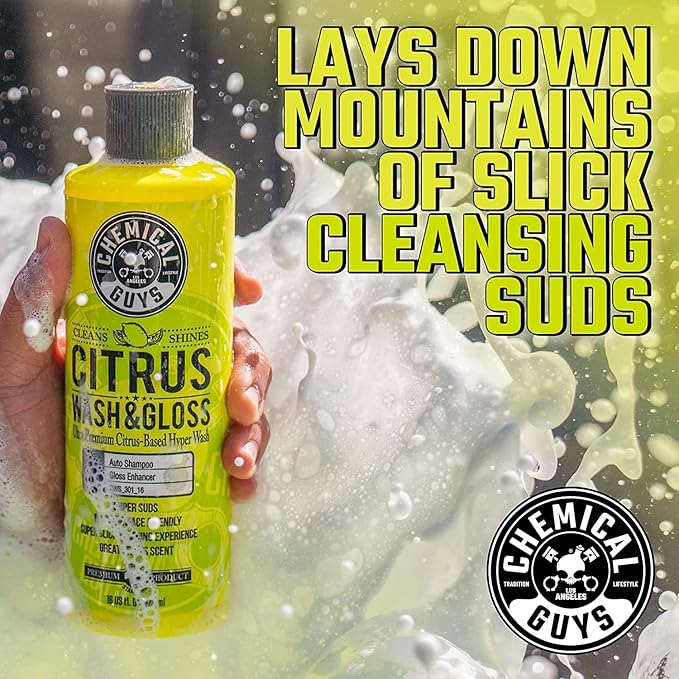 Chemical Guys HOL124 Car Cleaning Kit, 7 Items Including (6) 16 oz. Chemicals