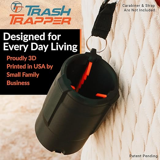 Cup Holder Trash Can for Car – Patent-Pending Trash Compaction - Up to 10x More Trash to Save You Time - Portable Trash Can for Car, Stroller, Backpacks, and Beyond, Mint