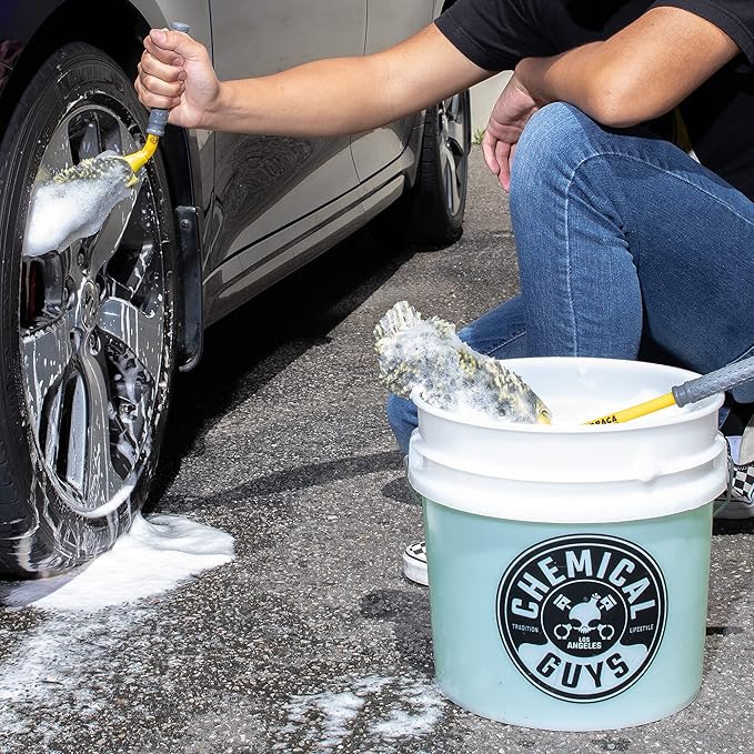 Chemical Guys ACC615 Rimpaca Reach Around Ultimate 2 Piece Wheel Brush Set (Rimpaca Wheel Cleaners)