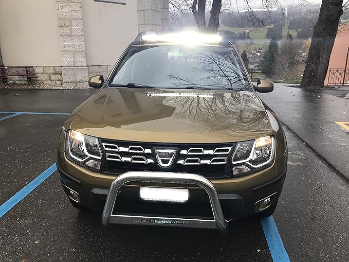 AngelMa Series 50" Inch 240w LED Bar Spot Flood Combo Light Bar 30000 Lumens Off Road Car SUV UTV ATV Truck Boat 4WD Tractor Van Camper Road Roller Fog Driving Lamp Waterproof 12V