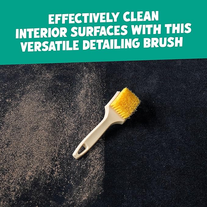Chemical Guys ACCG25 Induro 7 Heavy Duty Nifty Interior Carpet/Upholstery Detailing Brush