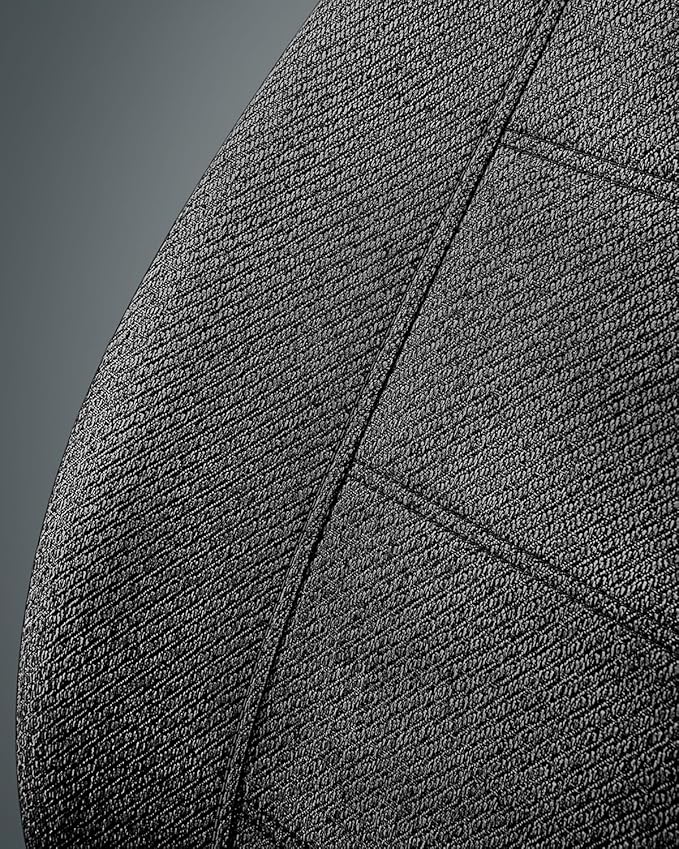 Road Comforts Car Seat Covers Full Set, Front and Split Rear Bench Seat Cover for Car, Universal Cloth Seat Protectors for SUV, Sedan, Van, Automotive Interior Covers Set, Airbag Compatible, Black