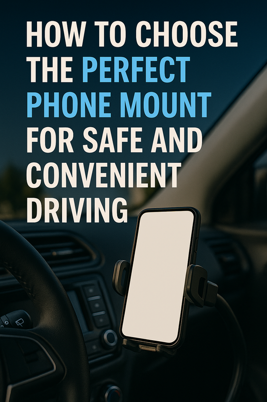 How to Choose the Perfect Phone Mount for Safe and Convenient Driving