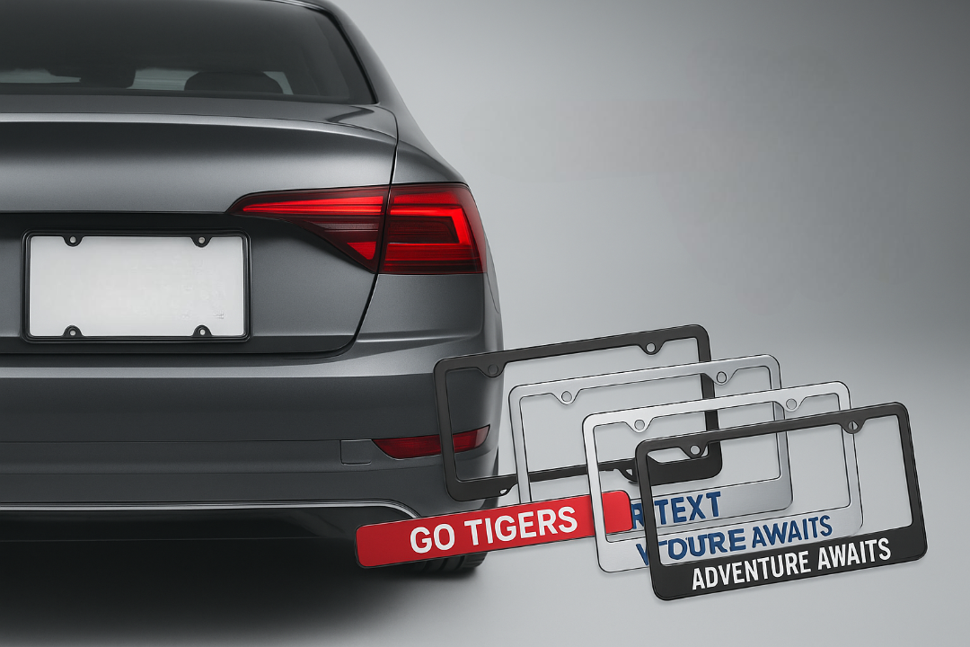 Enhance Your Drive with Stylish and Functional License Plate Frames