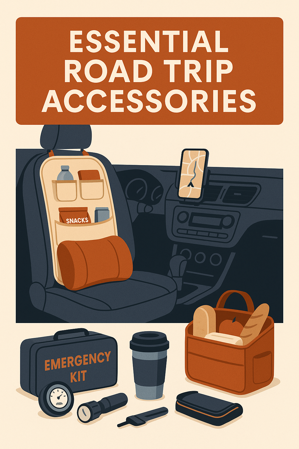 Essential Road Trip Accessories for a Comfortable and Safe Journey