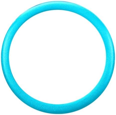 LRITER Car Steering Wheel Cover, Non-Slip Silicone Material, Multiple Color Choices, Universal Auto Parts Steering Wheel Cover, Suitable for Most Cars (Light Blue)