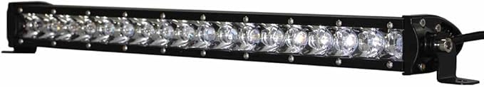 AngelMa Bright Series 22" Inch 100w Straight LED Bar Spot Light Bar 12000 Lumens Off Road for Pickup Cab ATV SUV UTV Truck Bus 4X4WD UTE Van Lamp + Switch Wiring Harness
