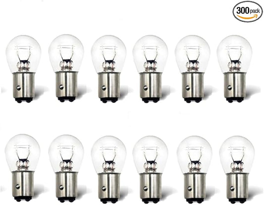 (12 Bulk Pack 1157 2057 2357 7528 Bulb,P21/5W BAY15D Brake/Tail/Stop/Parking/Turn Signal Backup Daytime Running Lights Long Life Trailer Light Bulbs Compatible with 1157ll 1016 1034 1076