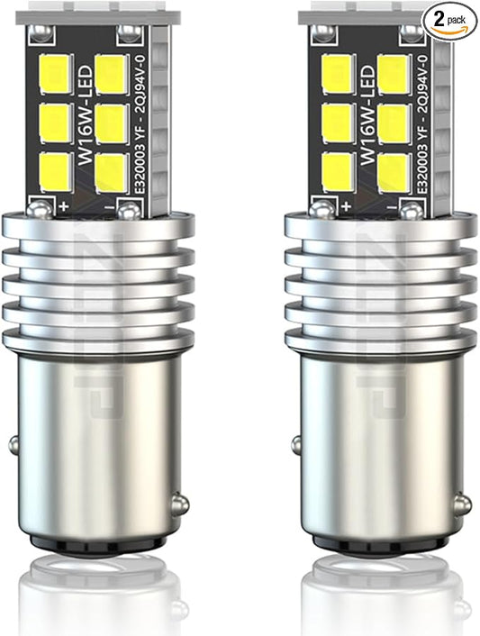1157 LED Daytime Running Bulbs Compatible with Jeep Renegade 2015 2016 2017 2018 2019 2020, 500% Brightness, 2057 2357 7528 BAY15D DRL/Parking Lights, 6000K White, Plug and Play, 2PCS