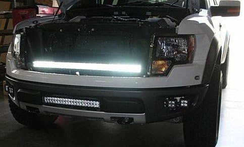 AngelMa Bright Series 22" Inch 100w Straight LED Bar Spot Light Bar 12000 Lumens Off Road for Pickup Cab ATV SUV UTV Truck Bus 4X4WD UTE Van Lamp + Switch Wiring Harness
