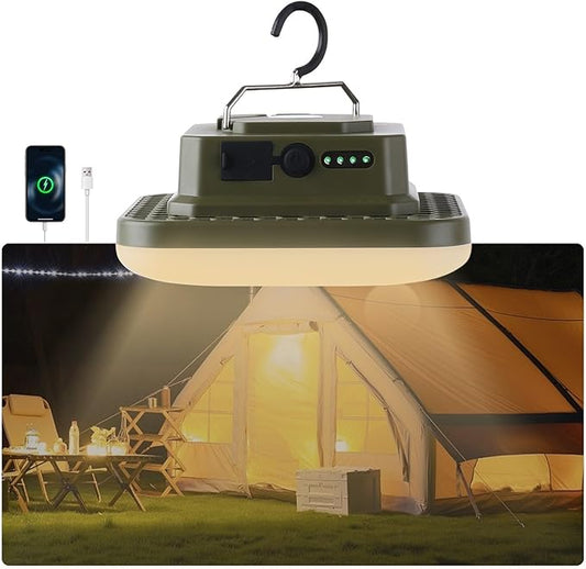 Portable Rechargeable LED Camping Lights for Hanging,Waterproof Outdoor Light,Super Bright Hanging Lanterns for Tents