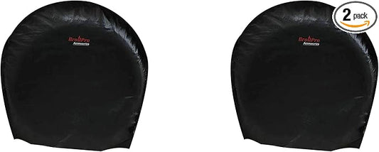 Tire Cover Set of 2PCS Waterproof Sun Protectors for RV, Camper, Trailer, Truck Fits 33"-35" Tire Diameter