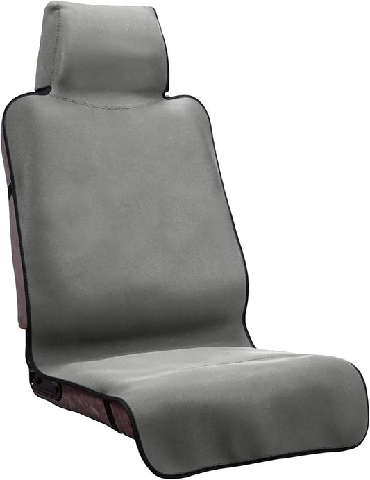 Waterproof Seat Cover, Upgraded Sweat Carseat Protector, Perfect for Universal Anti-Slip Car Truck SUV Seat, Ideal for Surfing Yoga Gym Workout, Grey