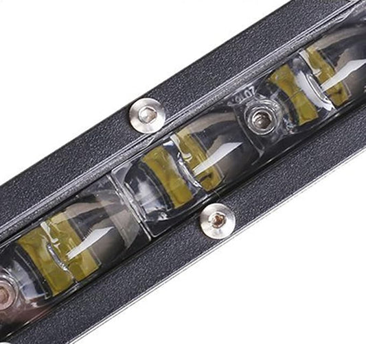 Ultra Thin 50" 240W LED Light Bar Spot Beam Off-Road Light for Ford Cabin Boat Car ATV SUV Truck Waterproof IP67 6D Lens
