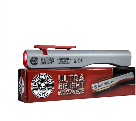 Chemical Guys EQP401 Ultra Bright Rechargeable Detailing Inspection Dual Light