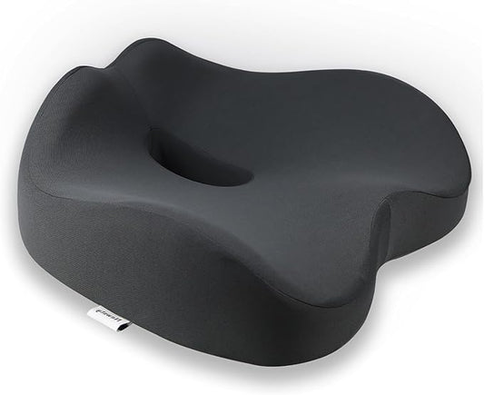 Seat Cushions - Memory Foam Seat Cushions for Office Chairs - Pressure Relief Seat Cushion for Tailbone Pain Relief - Ergonomic Support for Long Sitting Workers & Car Seat Cushions for Drivers