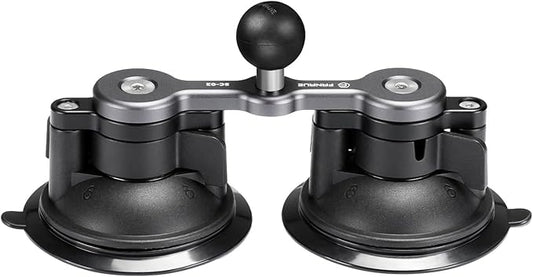 FANAUE Universal Car Phone Mount - Heavy-Duty Sticky Gel Suction Cup with 25mm Ball, 1" RAM-Compatible Windshield/Dashboard Phone Holder for Cars, Trucks & SUVs - Secure Anti-Slip Auto Accessories