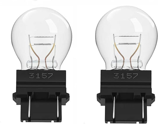2 Pack 3157 3457 4157 Bulb Brake/Tail/Turn Signal Light/DRL(Daytime Running Lights) 3157ll 12V P27/7W 3047 3057 4057 4114 Trailer Bulbs Fit for F150 Focus Altima silverado Jeep Cherokee