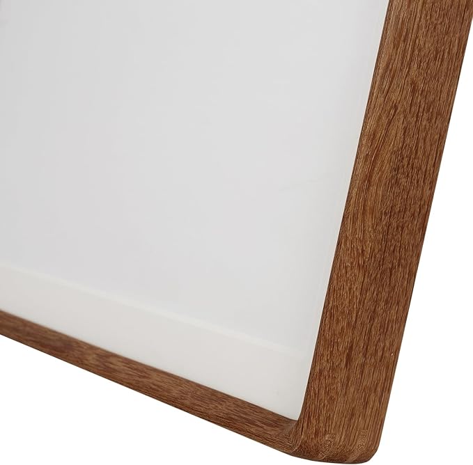 Natural Wood Photo Frames Inspired Tabletop Picture Frame with Mat, Vertical or Horizontal Display (Walnut, 14x17 matted to 11x14)
