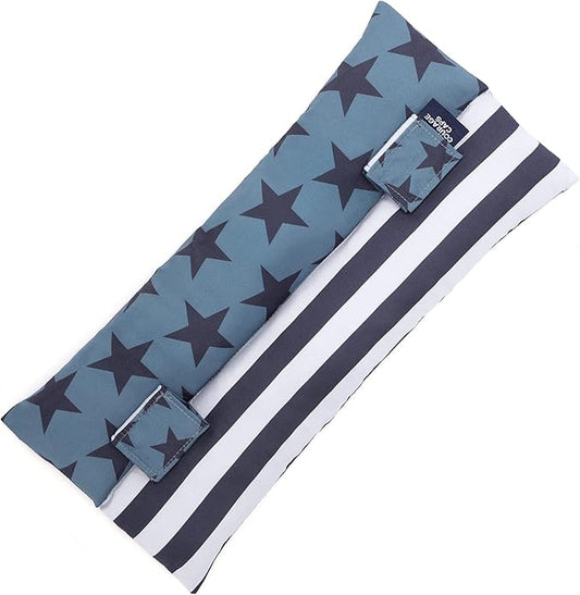 Post Surgery Seatbelt Pillow, Chemo Port Pillow, Cushion Post Surgery for Mastectomy, After Heart Surgery, Hysterectomy Pillow for Car, Breast Cancer Seatbelt Cover - Stars & Stripes