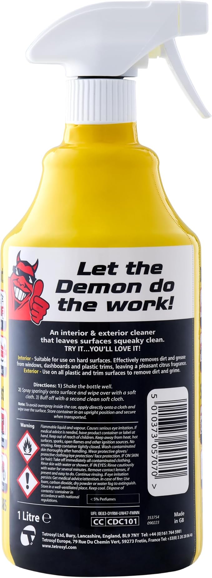 CarPlan Demon Clean 34 fl Oz (1L) - Active Super Cleaner