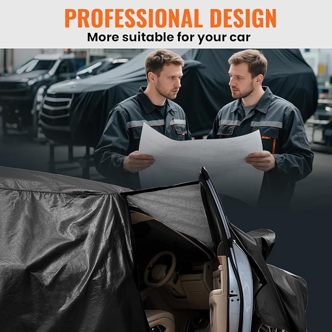 Honda HRV Car Cover 100% Waterproof All Weather, Gift with Towel, 10 Layers SUV Car Cover Custom Fit 2015-2025 Honda HRV, Full Exterior Covers Rain Sun UV Protection with Door Zipper.