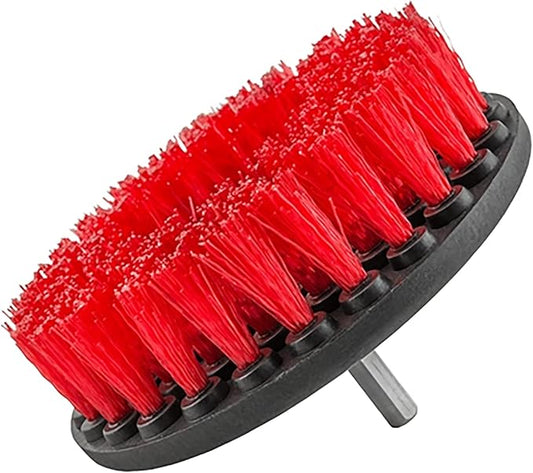 Chemical Guys Acc_201_Brush_HD Heavy Duty Tile, Grout, Stone with Drill Attachment, (Old Version) Red