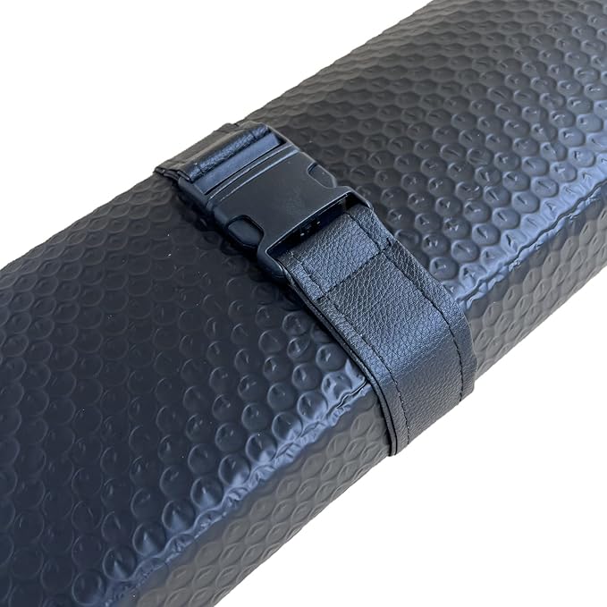 Car Sun[Shade], Sun Protector,Foldable Front Window Shade-Thicken 5-Layer Bubble for Auto Windshield UV Protection and Heat Reflector 58"x 27.5" (Black)