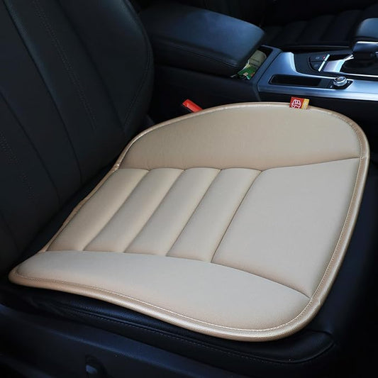 Car Seat Cushion Pad for Driving Seat Cushions for Office Chairs/Truck Memory Foam Seat Cushion Comfortable and Durable,Khaki