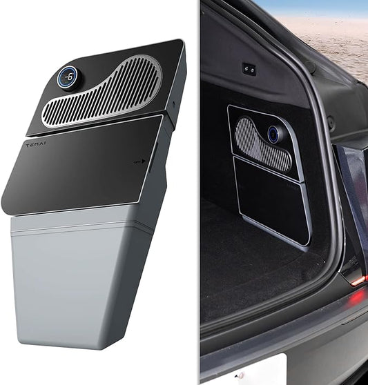 Car Refrigerator for Tesla Model Y 21-24, Model Y Junpier 2025+ 16L Capacity Trunk Car Fridge, -6°C Cooling, Portable Freezer Cooler for Camping, Outdoor Driving