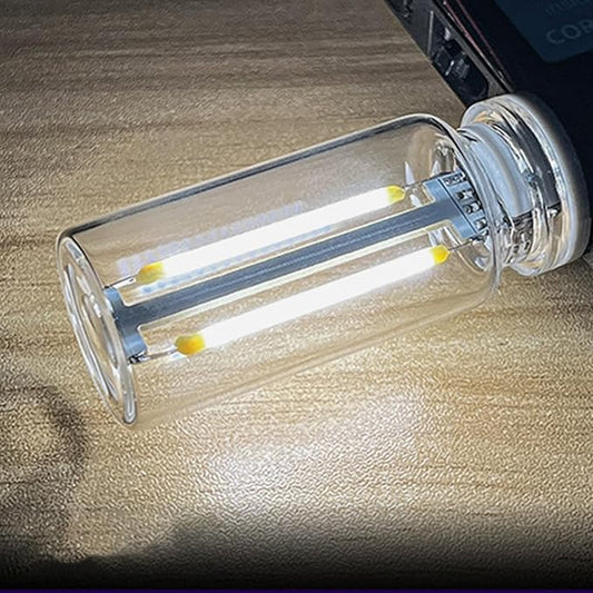 Retro Car Bulbs, No Pole Touch Dimmable USB & Battery Operated LED Car Interior Decorative Lamp, Automotive Interface Mood Night Lights, Mini Portable Camping Lights Decorations (white, 1Pack)
