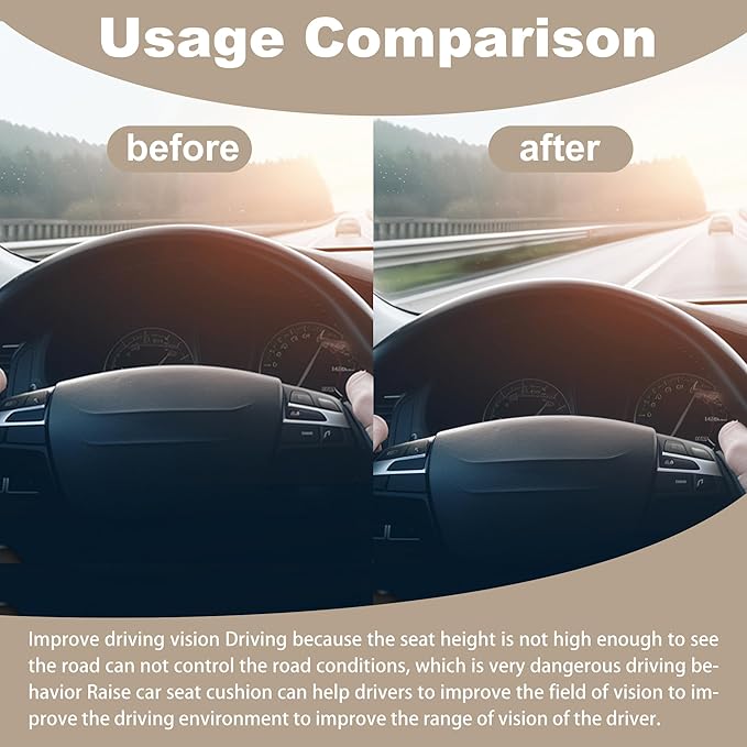 15.7x15.7x4.7 Inches Adjustable Thicknes Car Booster Seat Cushion Office boosr seat Cushion，Nylon Mesh & PP Memory Foam, Height-Adjustable for Driving, Office, Yoga, and Outdoor Use - Gray