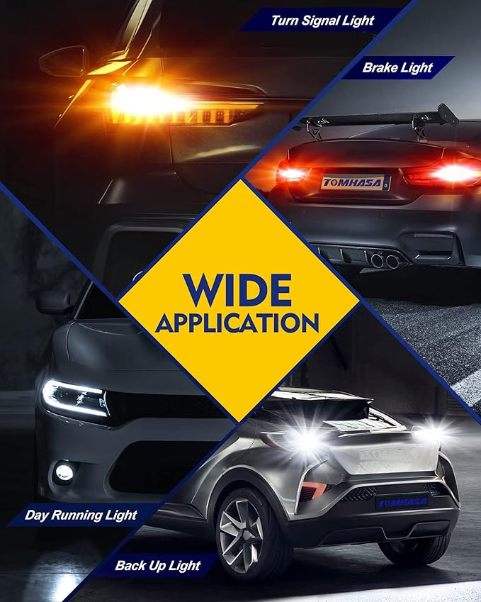 1156 Led Bulb White Super Bright 36SMD-2835 Chipsets 1141 led bulb 7506 1003 P21W BA15S LED 1156 Bulbs Replacement for Backup Reverse light Brake Tail Turn Signal Lights DRL, pack of 2
