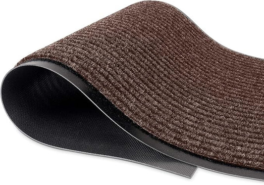MaxMat® Extra Large Commercial Floor Mat, 3 x 5 Feet Heavy Duty, Waterproof, Low-Profile, Easy to Clean, Rubber Entry Mat (Brown, 3 x 5 Feet)