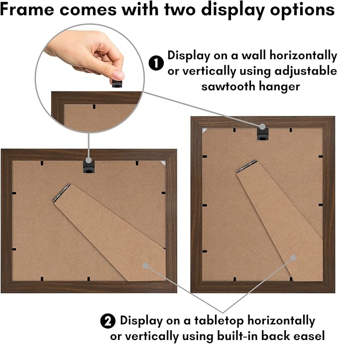 Americanflat Picture Frame, Walnut