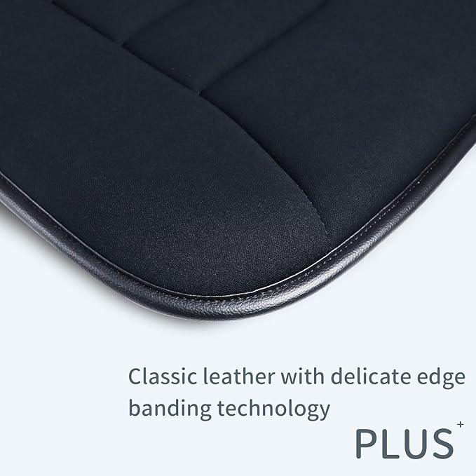 Car Seat Cushion Pad for Car Driver Seat Office Chair Home Use Memory Foam Seat Cushion(Upgrade 5 cm, A Black)…