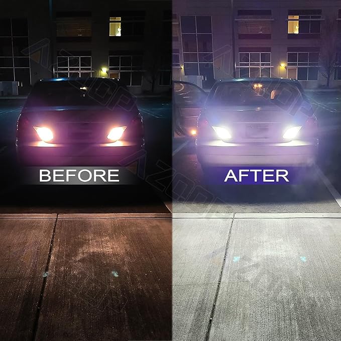 1157 LED Daytime Running Bulbs Compatible with Jeep Renegade 2015 2016 2017 2018 2019 2020, 500% Brightness, 2057 2357 7528 BAY15D DRL/Parking Lights, 6000K White, Plug and Play, 2PCS