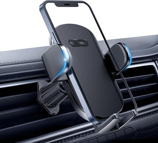 Upgraded Phone Holders for Your Car, Universal Cell Phone Mount Holder, Hands Free Automobile Mobile Phone Stand, 360° Adjustable Air Vent Cradles Car Accessories for iPhone and Smartphone