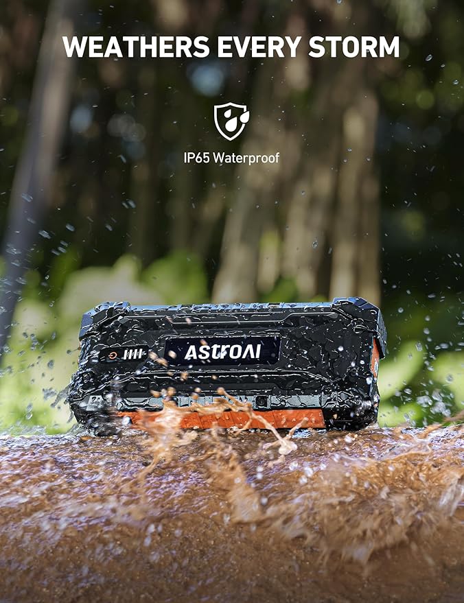 AstroAI S8 Ultra 4000A Jump Starter, 24000mAh Car Starter(All Gas, Up to 12L Diesel Engine), 12V Auto Battery Booster Pack, Jump Box with USB Quick Charge and DC/Type C Port, LED Light, Jumper Cable