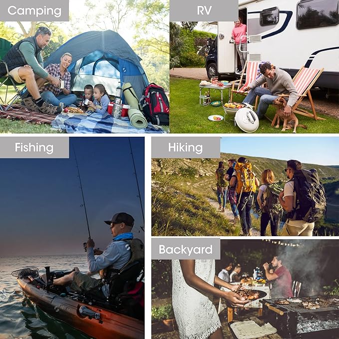 CONPEX Telescopic LED Camping Lights 18000 Lumens - Tripod, Remote Control, Outdoor Telescoping Light with Stand