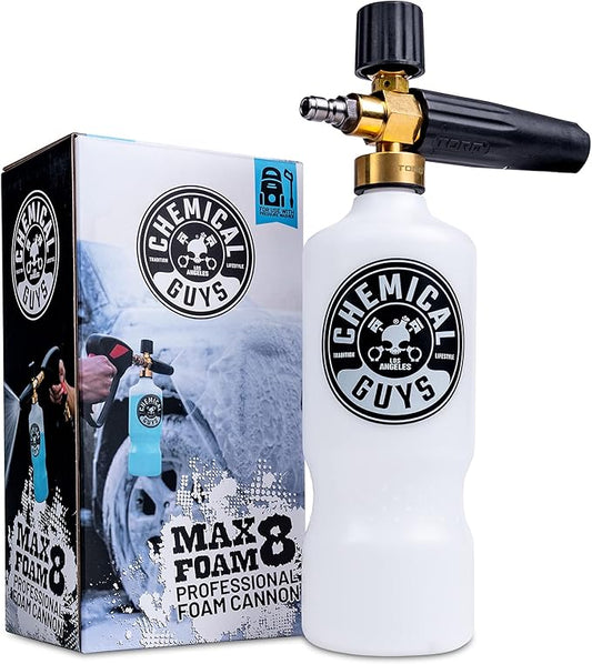 Chemical Guys EQP_310 TORQ Professional Foam Cannon Max Foam 8, (Great for Cars, Trucks, SUVs, Motorcycles, RVs & More) 32 oz Bottle