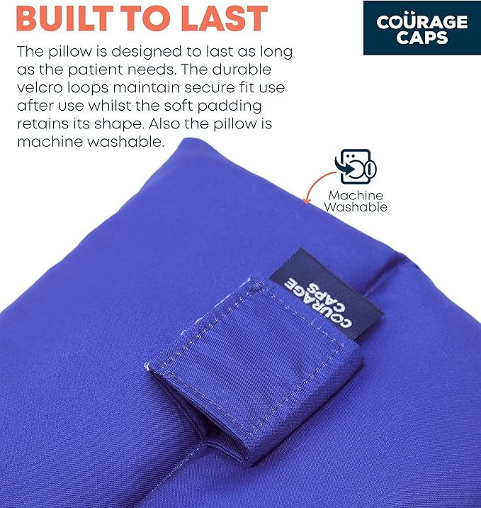 Polyester Pillow, Post Surgery Seatbelt Cover - Dark Blue